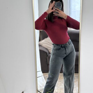 Jean SOHO Wide Straight  – Tiro Alto con Licra