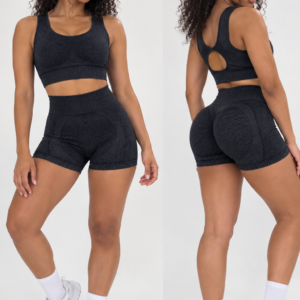 Conjunto deportivo con push up  short más top