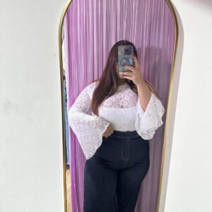 Blusa campesina encaje