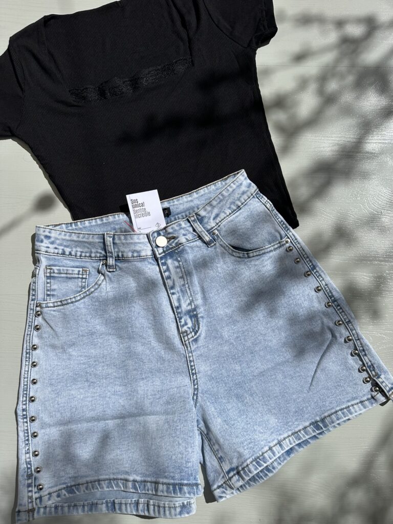 Short de Jean con Lycra